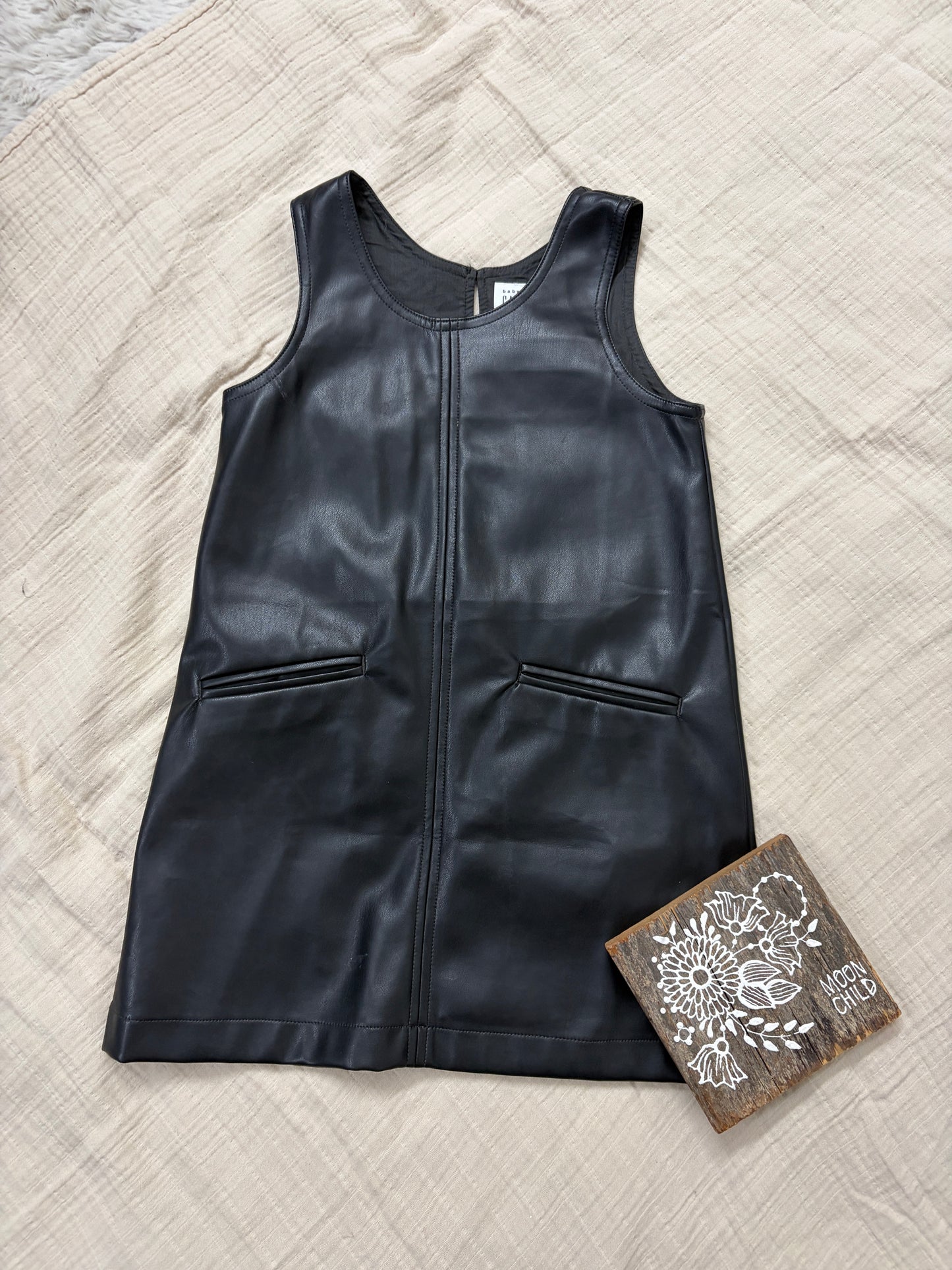 Gap kids leather dress 5Y