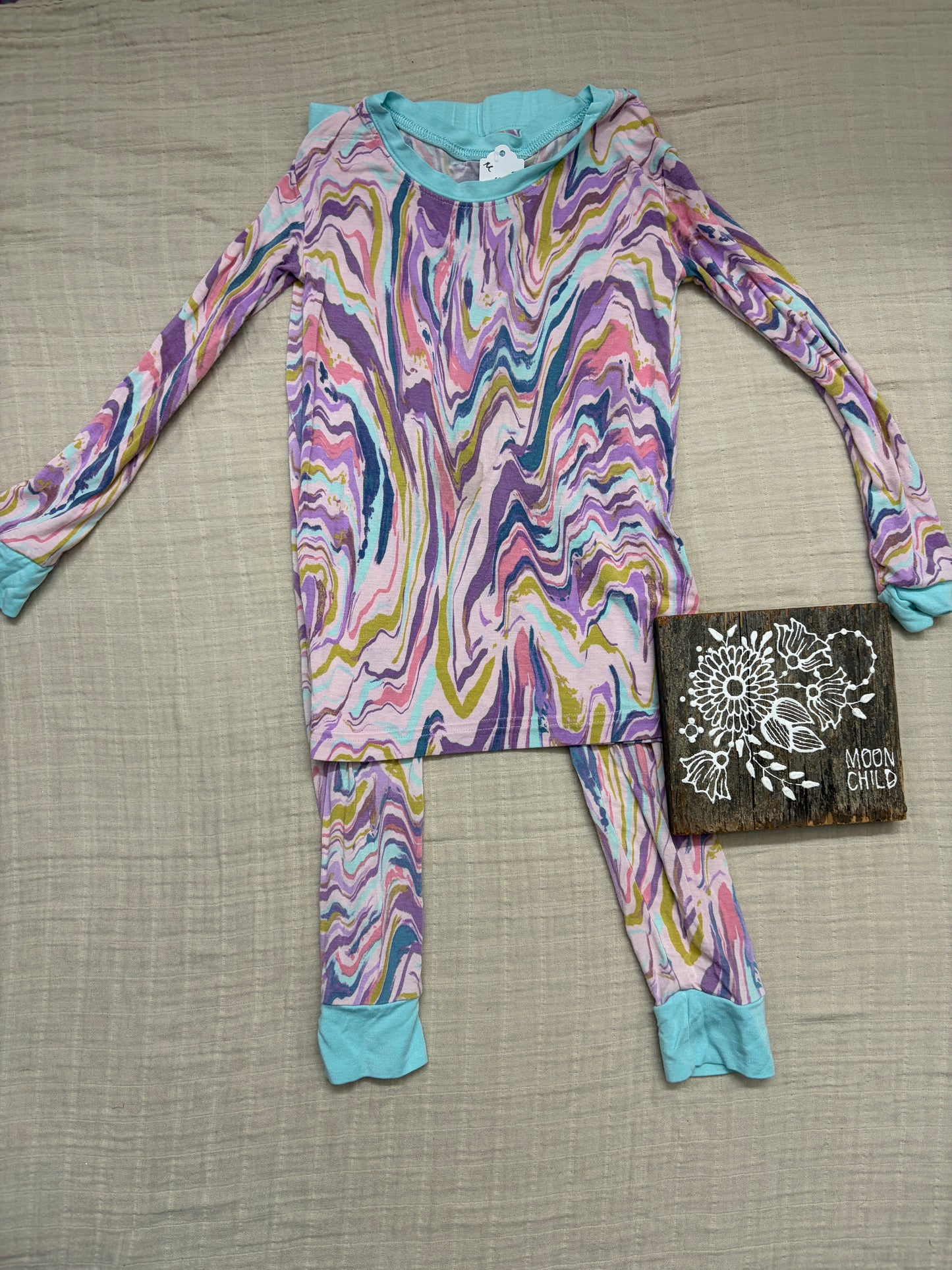 Retired LS multi- color marbled bamboo