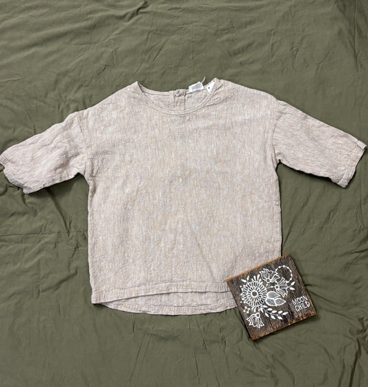 Jamie Kay linen khaki top