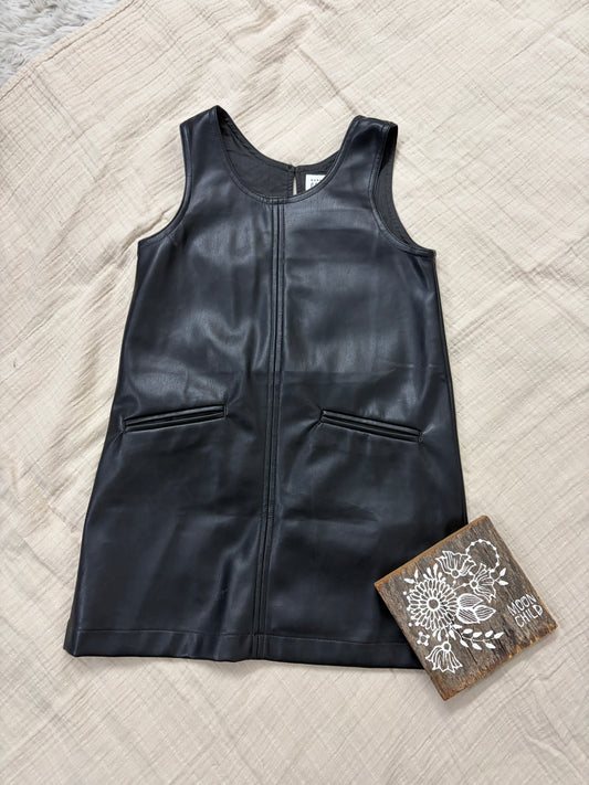 Gap kids leather dress 5Y