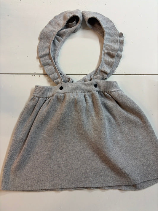 2t H&M BNWT grey knit suspender dress