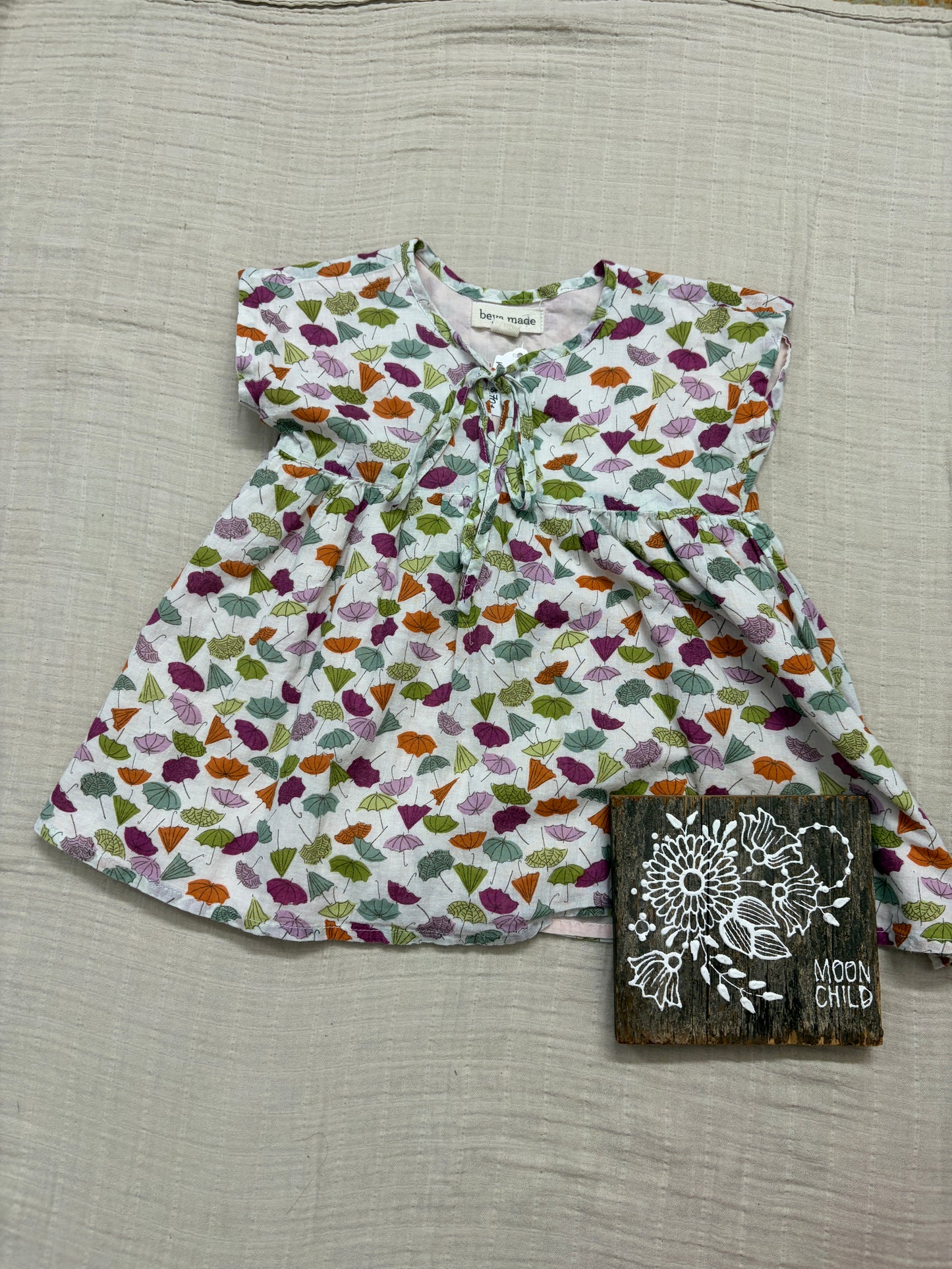 Beva Made umbrella linen dress 6/12