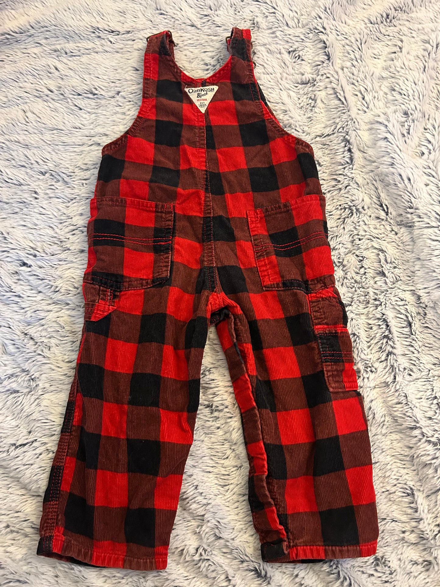 12-18m Vintage Oshkosh Overalls