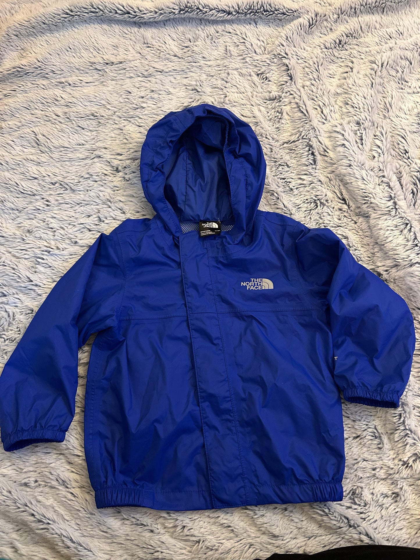 12-18m The North Face Dryvent Blue Rain Jacket