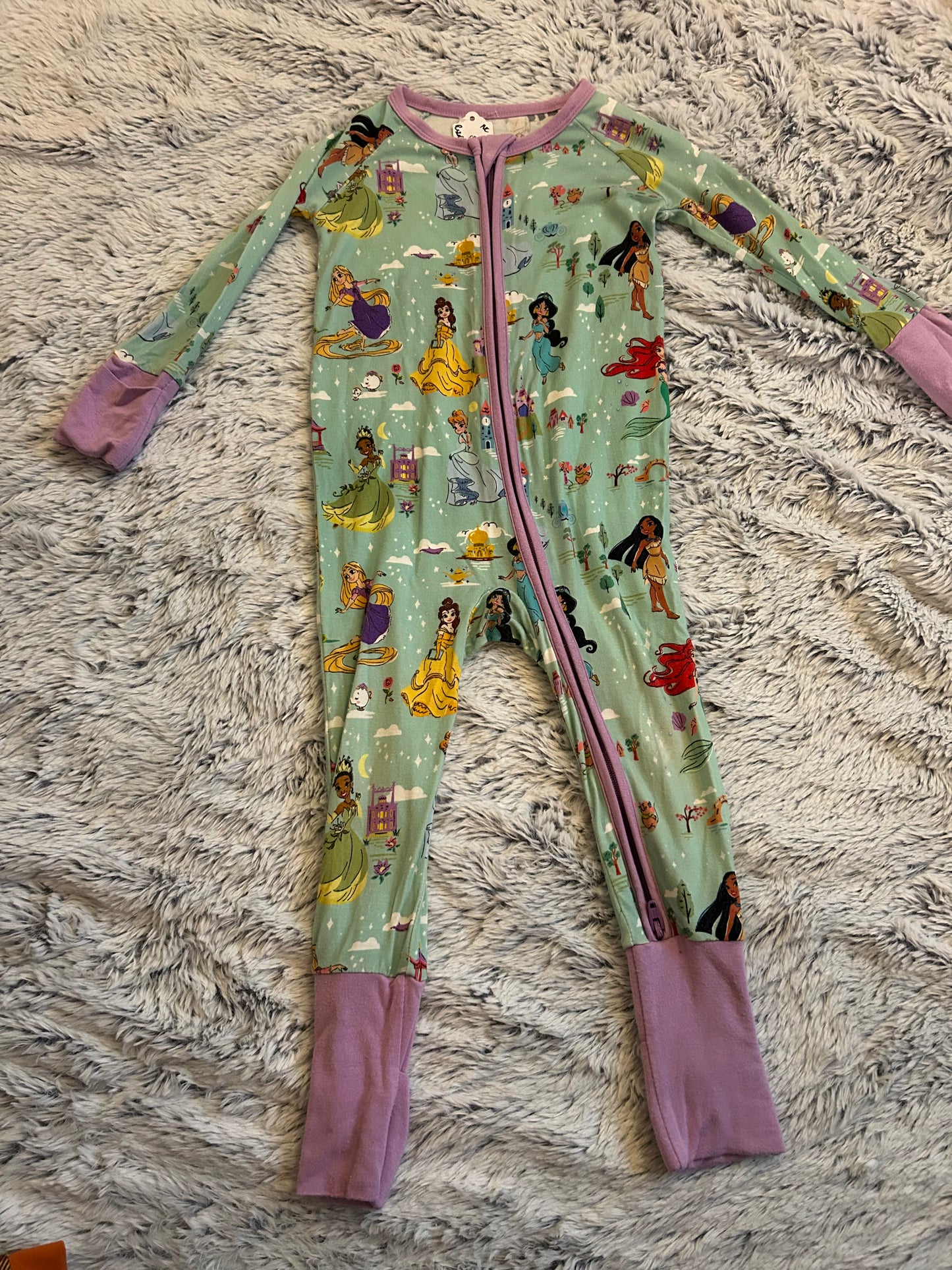6-12m Little Sleepies Disney Zippy Onesie