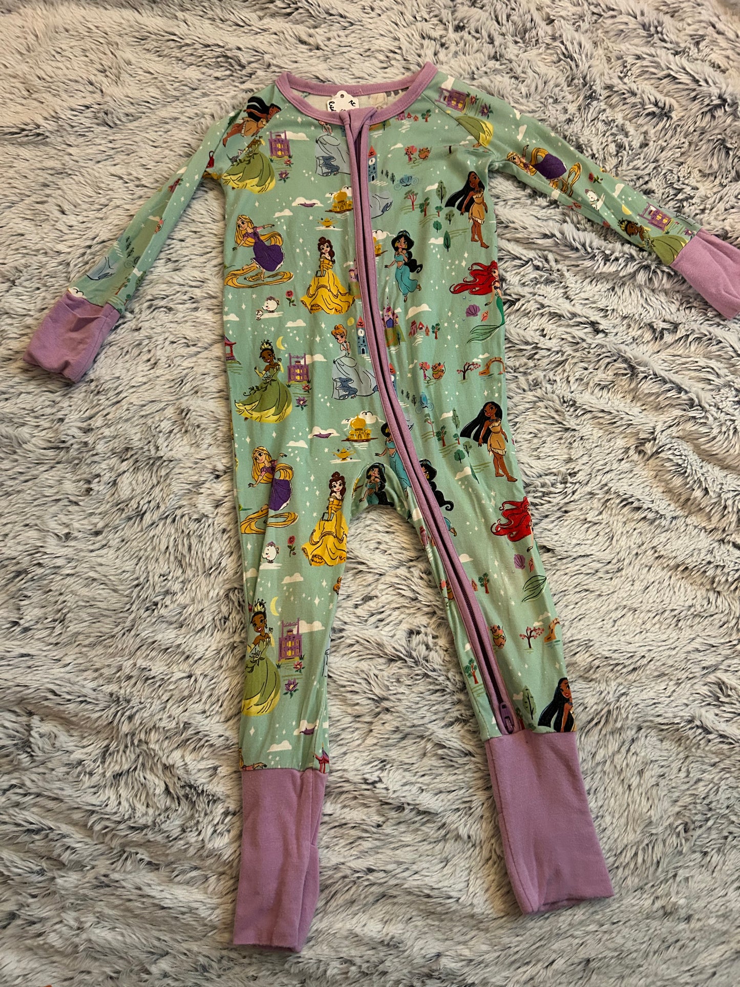 6-12m Little Sleepies Disney Zippy Onesie